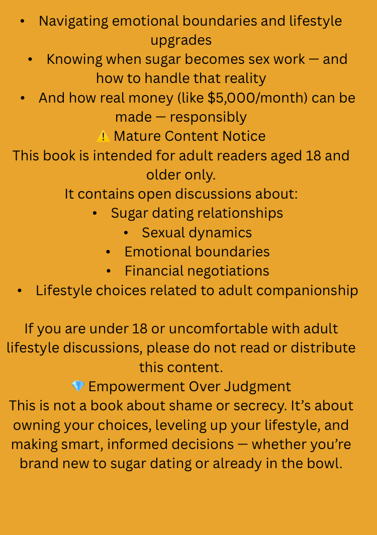 SugarSmart (the girl guide to finding a Sugar daddy safely and successfully)